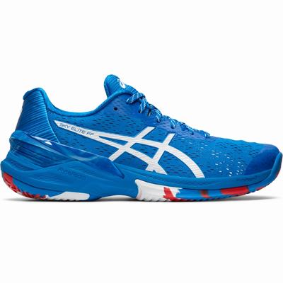 Női Asics Sky Elite FF L.E. Retro Tokyo Röplabda Cipő AS6473289 Kék/Fehér